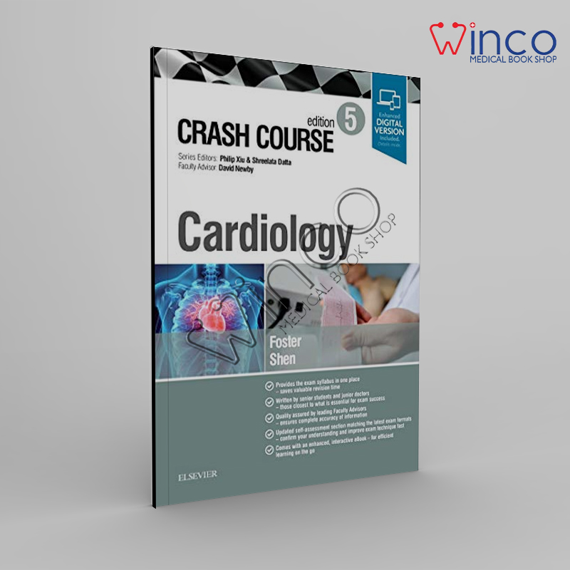Crash Course Cardiology, 5th Edition Winco Online Medical Book