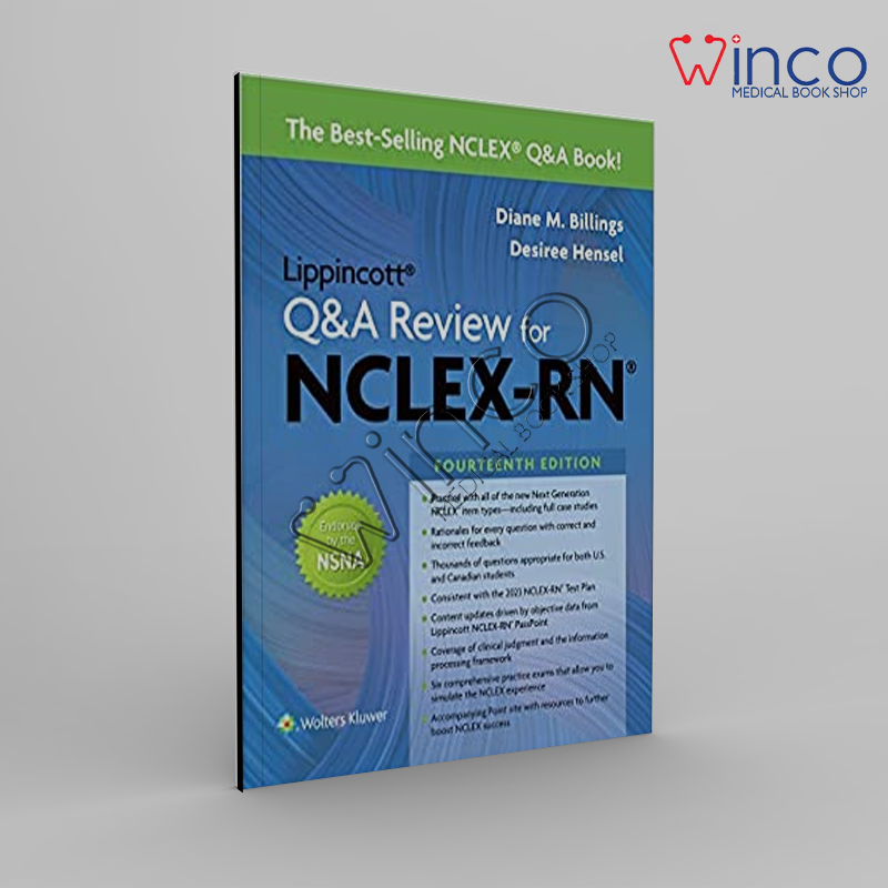 Lippincott Q&A Review For NCLEX-RN (Lippioncott’s Review For NCLEX-RN), 14th Edition